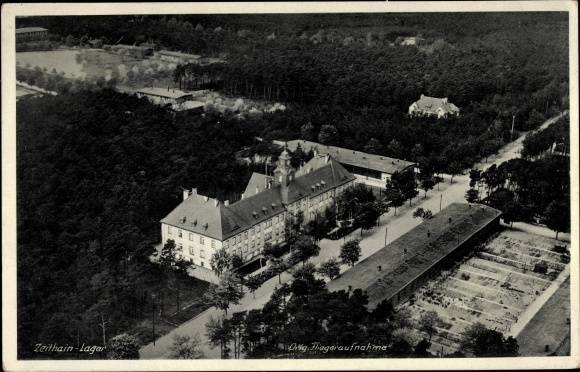 PC Zeithain in Saxony, military training area, aerial photo