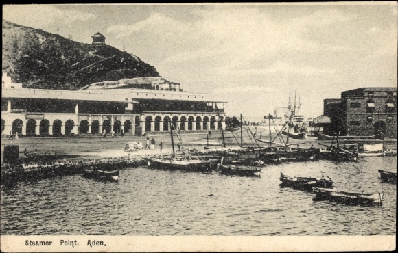 Ak Aden Jemen, Steamer Point, Hafenpartie