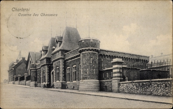 PC Charleroi Wallonia Hainault, hunter barracks